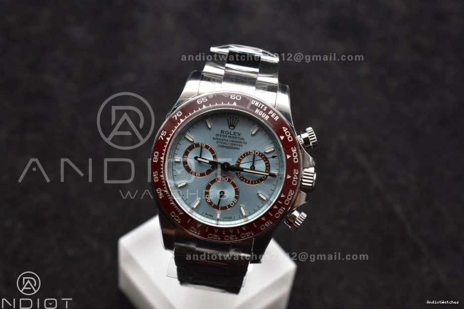 Best Dial SS Clean Markers Comfortable 1:1 Daytona Edition SS on Clone Bracelet Asian 785 904L Ice 904L Super Sticks Blue 126506 0331